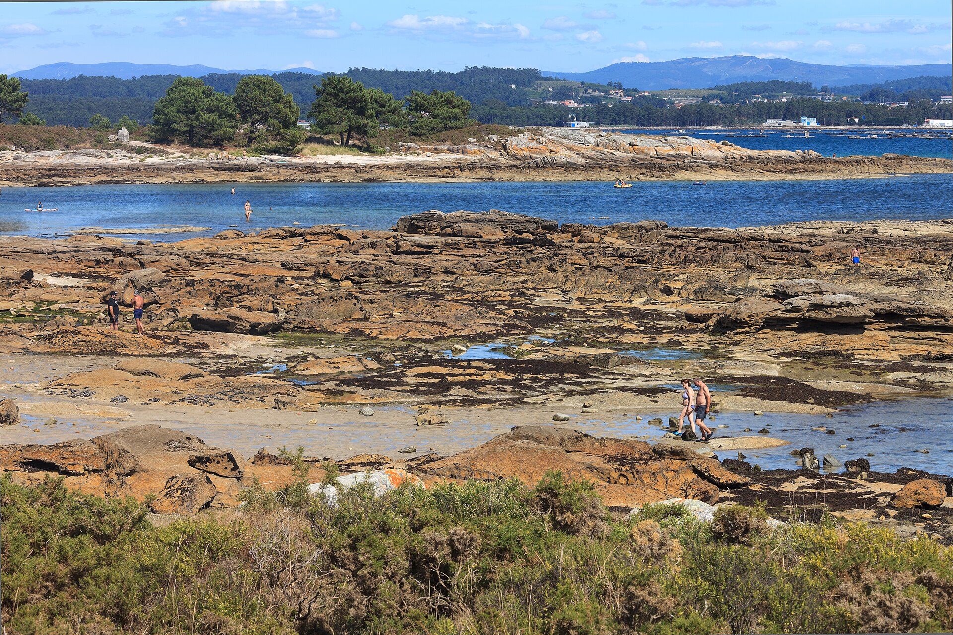 Costa del espacio natural del Carreirón, en el sur de la Illa de Arousa