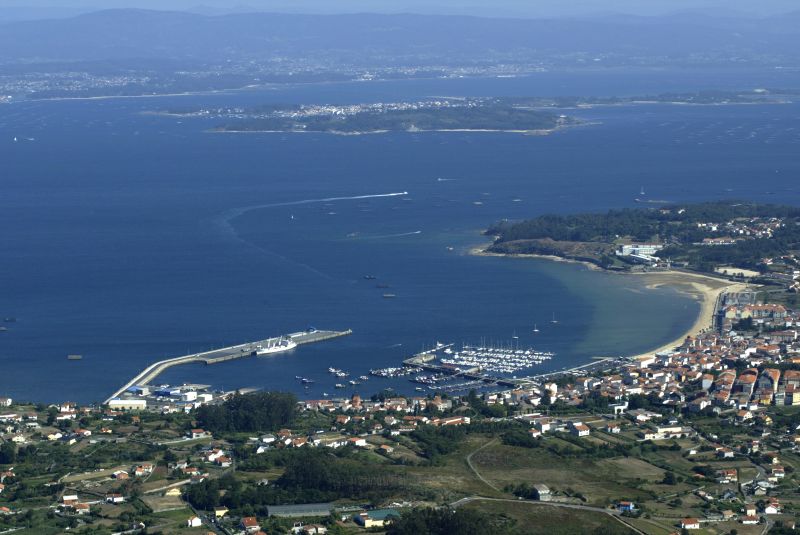 Panorámica de la Ría de Arousa con sus aguas protegidas